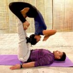 Ananya Nagalla Instagram - She fell in love with yoga then she fell in love with herself ❤️ With my talented trainers @pundir5761 @yog_gaurav_negi #yoga #ananyanagalla