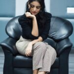 Ananya Nagalla Instagram - Keep calm and just love black color🖤🖤🖤 #ananyanagalla PC : @saicharanthejareddyphotography Earrings : @pretty.jewelbox