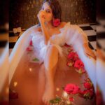 Ananya Nagalla Instagram - Gearing up for my next destination be like🤷‍♀️ Concept Design - The Art of Floral Feminity By, @dheerajroyale @aksharabingi 📸- @dheerajroyale Costume Design & Styling- @aksharabingi @varshha.design.art.styling Makeup- @this_girl_does_makeup @_bhavna_thakur_