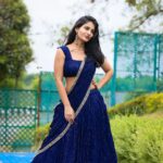 Ananya Nagalla Instagram - 💙❤️💙 Photos from your fav reel of mine😉🤷‍♀️ @ - 📸 @snaplica_official @ - 👗@madhviartstudio Stylist : @aksharabingi