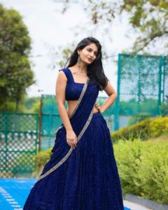 Ananya Nagalla Instagram - 💙❤️💙
Photos from your fav reel of mine😉🤷‍♀️

@ - 📸 @snaplica_official

@ - 👗@madhviartstudio

Stylist : @aksharabingi
