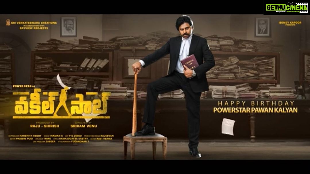 Ananya Nagalla Instagram - Happiest birthday sir❤️ Hope you guys liked the motion poster 😍 #pspk26 #vakeelsaab #hbdpawankalyan