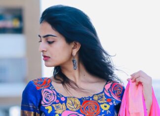 Ananya Nagalla Instagram - Andariki Sarvari nama samvatsra ugadi subhakankshalu ❤️.. #staysafestayhome thats the least we can do 😊 #ugadi2020
