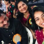 Ananya Nagalla Instagram - First award is always special❤️ that too when you get to receive it from the legendary actress #jamuna garu and Y.K nageshwararao garu it is even more special ❤️❤️ .. if i do half the things that you people have done i will be the happiest ❤️❤️😍and thank you yuva kalavahini😍😍 #firstaward #legendaryactressjamuna #shavukarujanaki amma #happyme❤️❤️