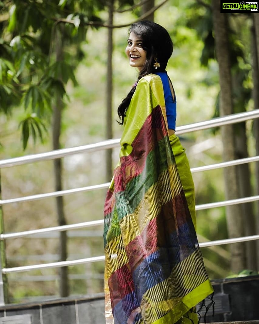 Ananya Nagalla Instagram - Sometimes its tough to select some pics from 100's of pics... One such photoshoot is this ππ... PC : @momentsbymr π #sareelove #traditionatitsbest #instapics #finestphotography #bestphotoshoot π