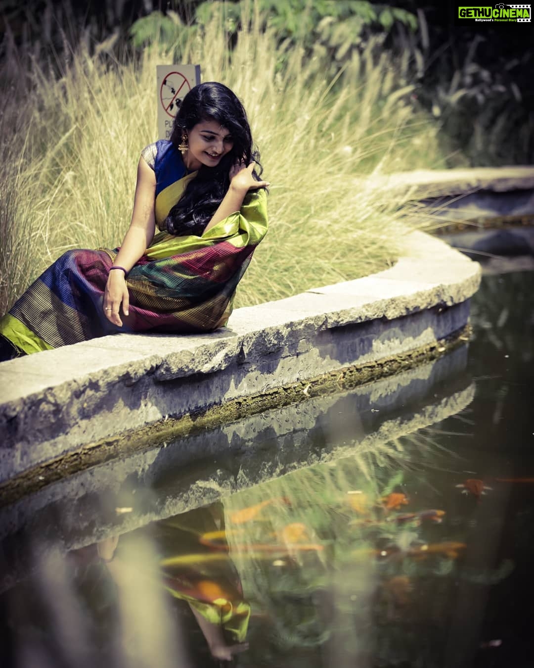 Ananya Nagalla Instagram - Sometimes its tough to select some pics from 100's of pics... One such photoshoot is this ππ... PC : @momentsbymr π #sareelove #traditionatitsbest #instapics #finestphotography #bestphotoshoot π