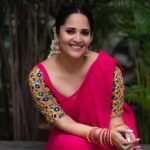 Anasuya Bharadwaj Instagram - Be such a beautiful soul that people crave for your vibes 🦩 For #SuperSingerJunior🎤🎶🎵 #Tonyt #9pmOnwards Outfit : Recreated the look of #Amala garu from the song #SarasaluChaaluSrivaru 🫣 by @sreemukhi.mekala 🤗 PC: @krishnatejah 🥰