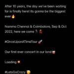 Anirudh Ravichander Instagram - Live in concert for the first time! Chennai and Coimbatore, Sep-Oct 2022.. #LetsGoCrazy 🕺💃 @disneyplushotstar @disneyplushotstartamil @vijaytelevision @pradeepmilroy