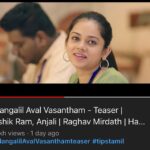 Anitha Sampath Instagram - "காலங்களில் அவள் வசந்தம்" Just found me in the trailer🥰 Thought of sharing with u guys🥰 Waiting for the release😊 Big screen love💖 Grateful for the opportunities🙏🏼 Thanks to the team, @raghavmirdath -director (who had worked in an award winning movie பாரம்), @thirukumaranentertainment @rjvigneshkanth anna @kaushikram__ @gopijagadeeswaran - DOP 😇😇😇😇