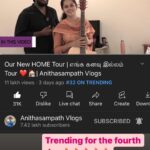 Anitha Sampath Instagram – கடந்த நான்கு நாட்களா ஒரு home tour trending-லயே இருக்குறதேல்லாம் சாதாரண விஷயம் இல்ல! Promo and video ரெண்டும் trending😳😃.
உங்க அத்தனை பேருடைய அன்புக்கும் ரொம்ப ரொம்ப நன்றி! 

எங்க உணர்வுகளை அத்தனை பேரும் புரிஞ்சிகிட்டதுக்கு ரொம்ப நன்றி🙏🏼
உங்க எல்லாருக்கும் virtualஆ எங்க சிறிய அழகான வீட்டை சுற்றி காட்டினதுல ரொம்ப மகிழ்ச்சி! குவியும் உங்கள் அனைவரின் வாழ்த்துகளுக்கும் நெகிழ்ச்சியுடன் பெரிய நன்றிகள்🙏🏽🙏🏽🙏🏽😇😇😇