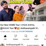 Anitha Sampath Instagram - கடந்த நான்கு நாட்களா ஒரு home tour trending-லயே இருக்குறதேல்லாம் சாதாரண விஷயம் இல்ல! Promo and video ரெண்டும் trending😳😃. உங்க அத்தனை பேருடைய அன்புக்கும் ரொம்ப ரொம்ப நன்றி! எங்க உணர்வுகளை அத்தனை பேரும் புரிஞ்சிகிட்டதுக்கு ரொம்ப நன்றி🙏🏼 உங்க எல்லாருக்கும் virtualஆ எங்க சிறிய அழகான வீட்டை சுற்றி காட்டினதுல ரொம்ப மகிழ்ச்சி! குவியும் உங்கள் அனைவரின் வாழ்த்துகளுக்கும் நெகிழ்ச்சியுடன் பெரிய நன்றிகள்🙏🏽🙏🏽🙏🏽😇😇😇