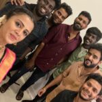 Anjana Rangan Instagram - #photodump from the #viruman Madurai event! First time in 4 years after the baby i stepped out for an outstation event and got to work with some amazing ppl. Thank you @2d_entertainment @rajsekarpandian sir for the opportunity! Thank u @karthi_offl sir and @actorsuriya sir ❤️❤️ It always feels great to be hosting alongside @rjvijayofficial ! He is such a vibe and the friendship we share just reflects amazingly well onstage too❤️🔥 Thank u director sar @joshua_preetham for the constant support from backstage ! ❤️❤️ @djblackchennai thambi and the whole team ❤️ Work is always super fun when u r blessed with right team of amazing ppl! ❤️ And last but not the least, Madurai makkal for making it super special and Therikka vidra mass atmosphere 🔥🔥 Wearing : @magicbyjeeni Jewellery : @bronzerbridaljewellery ##vjanjana #anjanarangan #rjvijay #viruman #madurai #workdiaries #worklife