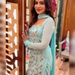 Ankitta Sharma Instagram - Khwaab apne apni akhiyaan vich sambhale main.. 🦋 Outfit: @scarlet_by_shrutijamaal HMUA: @sonugupta9588 @manya_hairstylist