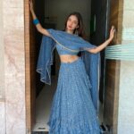 Anushka Sen Instagram - Akshay Tritiya ki hardik shubkamnaye 🧿💙 . . Wearing: @the_clothing_rack_