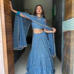 Anushka Sen Instagram - Akshay Tritiya ki hardik shubkamnaye 🧿💙 . . Wearing: @the_clothing_rack_