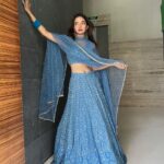 Anushka Sen Instagram - Akshay Tritiya ki hardik shubkamnaye 🧿💙 . . Wearing: @the_clothing_rack_