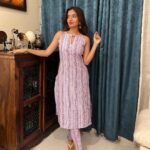 Anushka Sen Instagram - 💜 . . Wearing @yuftaindia