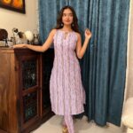 Anushka Sen Instagram - 💜 . . Wearing @yuftaindia