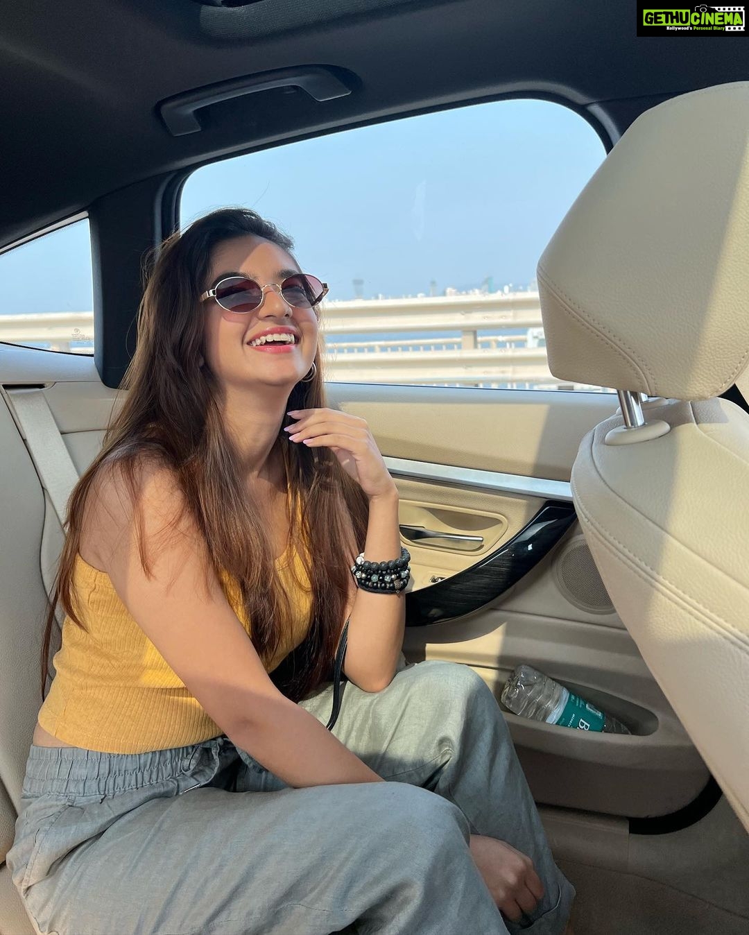 Anushka Sen Instagram - cause I’m on top of the world 🦦
