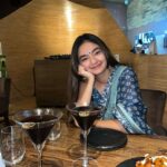 Anushka Sen Instagram – dinner date with mum 🦋