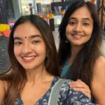 Anushka Sen Instagram – dinner date with mum 🦋