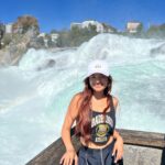 Anushka Sen Instagram - Chasing Waterfalls 🥰🏞 ( P.S see the rainbow in the pictures, it’s real 😍) Zürich, Switzerland