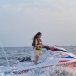 Anushka Sen Instagram - Jet Ski’s are so funnn 🦦💗 Maldives