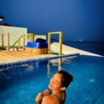 Anushka Sen Instagram – water baby 💘🌠🌙 Maldives