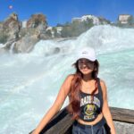 Anushka Sen Instagram – Chasing Waterfalls 🥰🏞 ( P.S see the rainbow in the pictures, it’s real 😍) Zürich, Switzerland