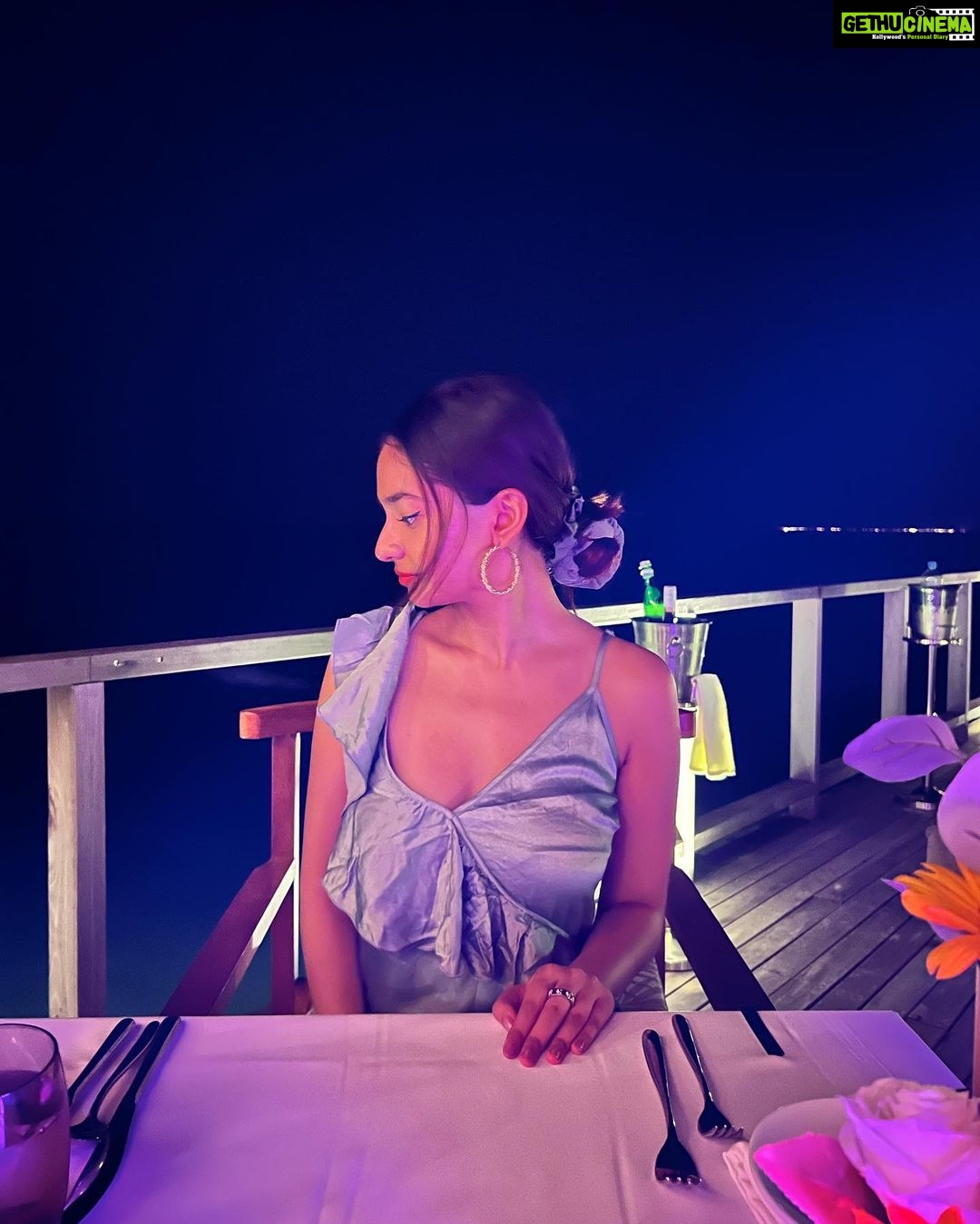 Anushka Sen Instagram - Nights like this 🌠Maldives