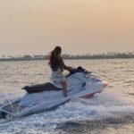 Anushka Sen Instagram - Jet Ski’s are so funnn 🦦💗 Maldives