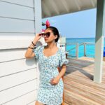 Anushka Sen Instagram - pre holi 🤍☀️ Maldives