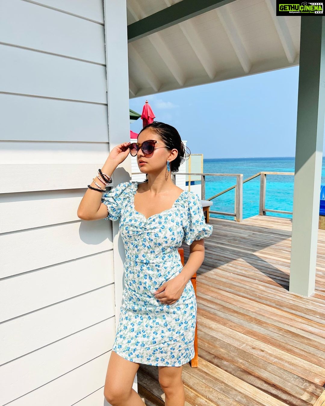 Anushka Sen Instagram - pre holi 🤍☀️ Maldives