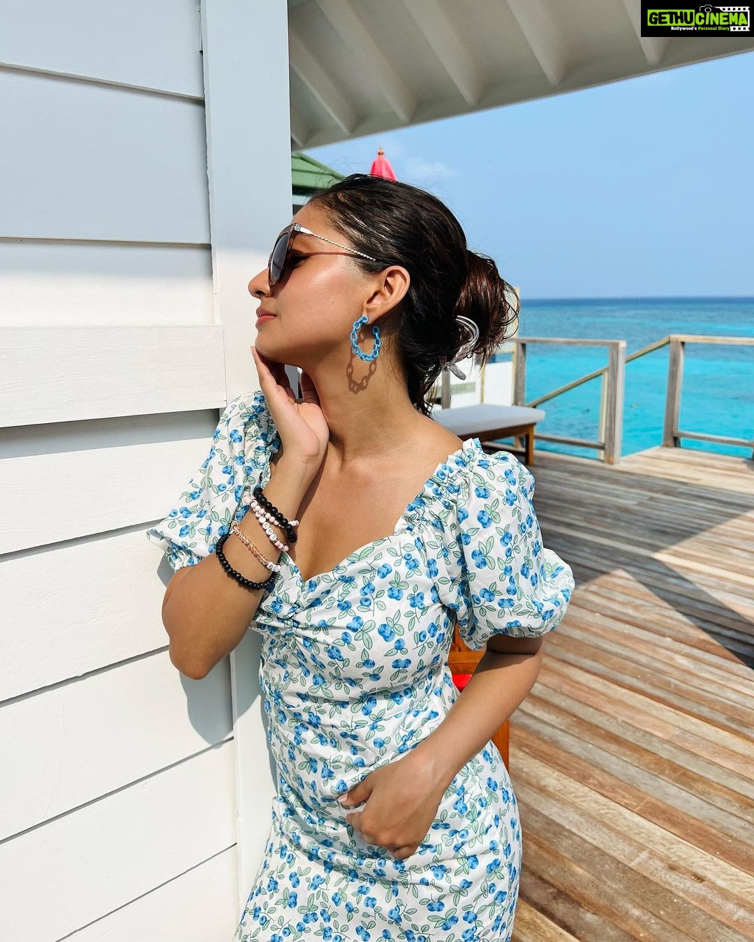 Anushka Sen Instagram - pre holi 🤍☀️ Maldives