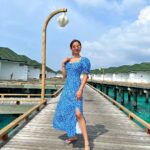 Anushka Sen Instagram - Monday blues in Maldives, definitely amazing 🧿💙 . . Wearing: @urbanic_in Siyam World