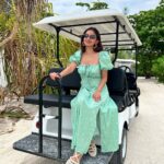 Anushka Sen Instagram - 💜☀️ #maldives Wearing: @urbanic_in Siyam World