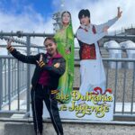 Anushka Sen Instagram - Mount Titlis 🏔🥰💜 Mount Titlis, Top of Europe