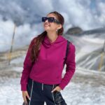Anushka Sen Instagram - Mount Titlis 🏔🥰💜 Mount Titlis, Top of Europe