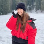 Anushka Sen Instagram - Valentine’s Day with snowww ❄️⛄️ Pahalgam