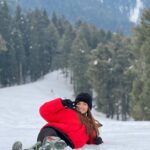Anushka Sen Instagram - Chillin’❄️😎 Pahalgam