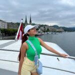 Anushka Sen Instagram - 🚢💜🥰 Lucerne, Switzerland