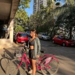 Anushka Sen Instagram - Cycling and music 🧸☀️🦋