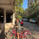 Anushka Sen Instagram - Cycling and music 🧸☀️🦋