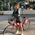 Anushka Sen Instagram – Cycling and music 🧸☀️🦋