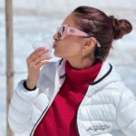 Anushka Sen Instagram - On top of the world 🏔🚠😍 Jungfraujoch - Top of Europe
