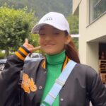 Anushka Sen Instagram - Joining trends from Switzerland 😋🏔😘 #paro #dancereels #reels #reelsinstagram Interlaken, Switzerland