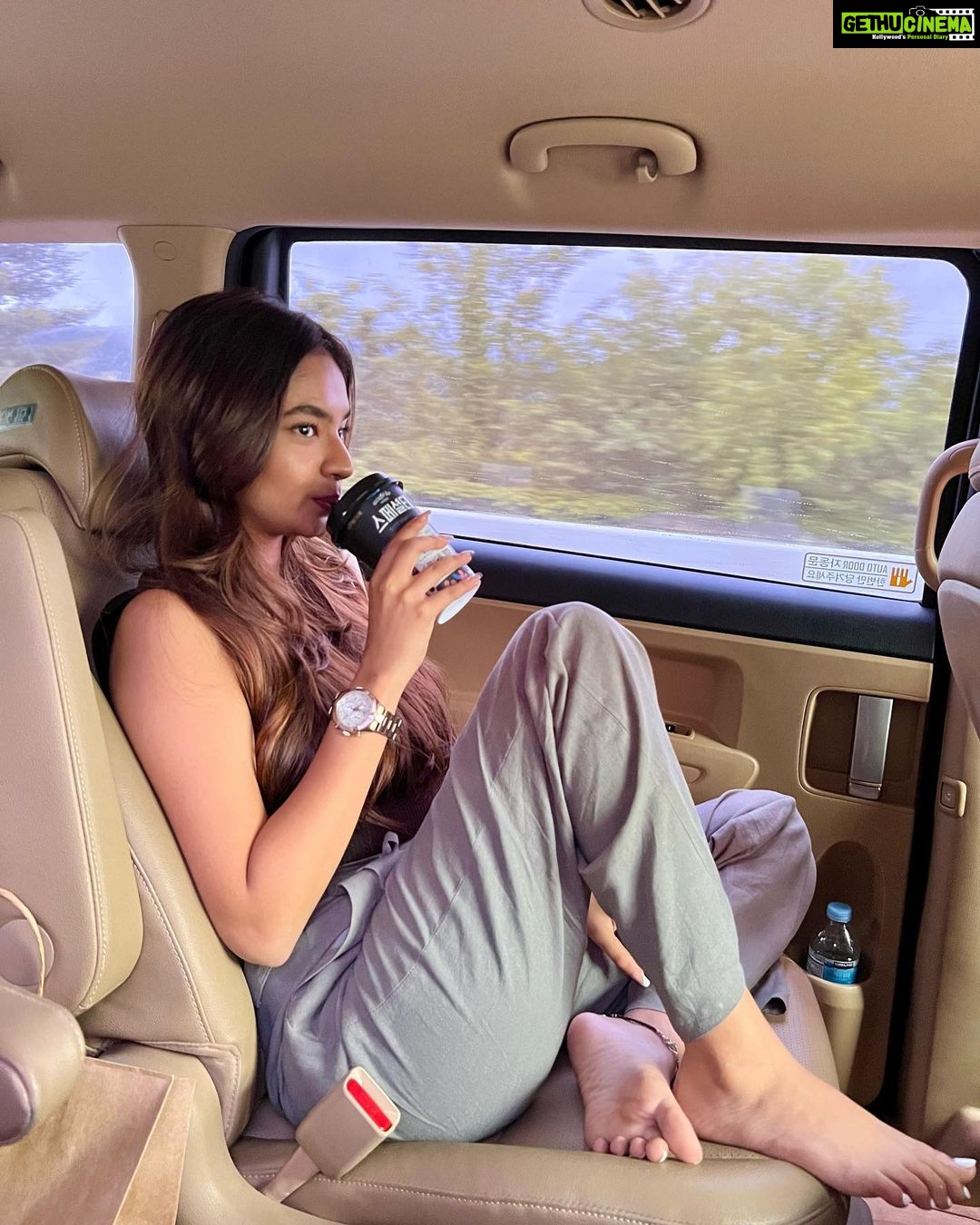 Anushka Sen Instagram - road trip in Korea 🫰 Seoul, Korea