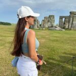 Anushka Sen Instagram – Stonehenge,England 🫶🥰 Stonehenge world Heritage site, Great Britain