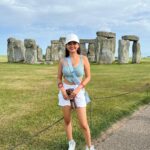 Anushka Sen Instagram – Stonehenge,England 🫶🥰 Stonehenge world Heritage site, Great Britain