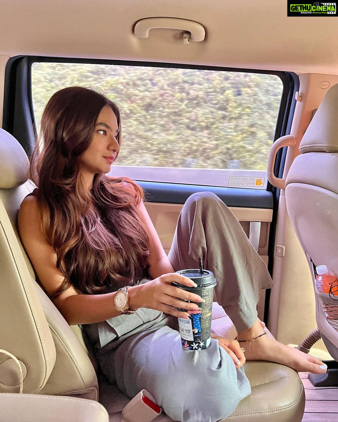Anushka Sen Instagram - road trip in Korea 🫰 Seoul, Korea
